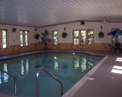 Frontier Wilderness Campground Pool - Egg Harbor Stay