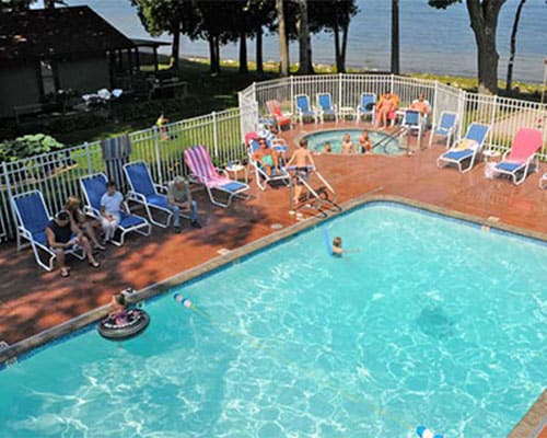 The Shallows Resort Pool - Egg Harbor Stay